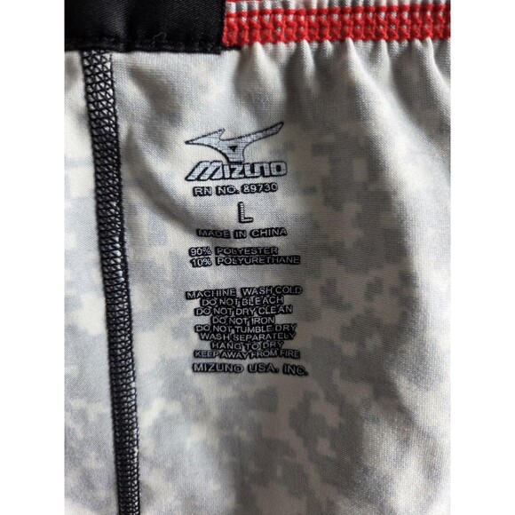 Mizuno Shorts Mens L Gray Digital Camo Baseball Padded Sliding Compression - Picture 8 of 8